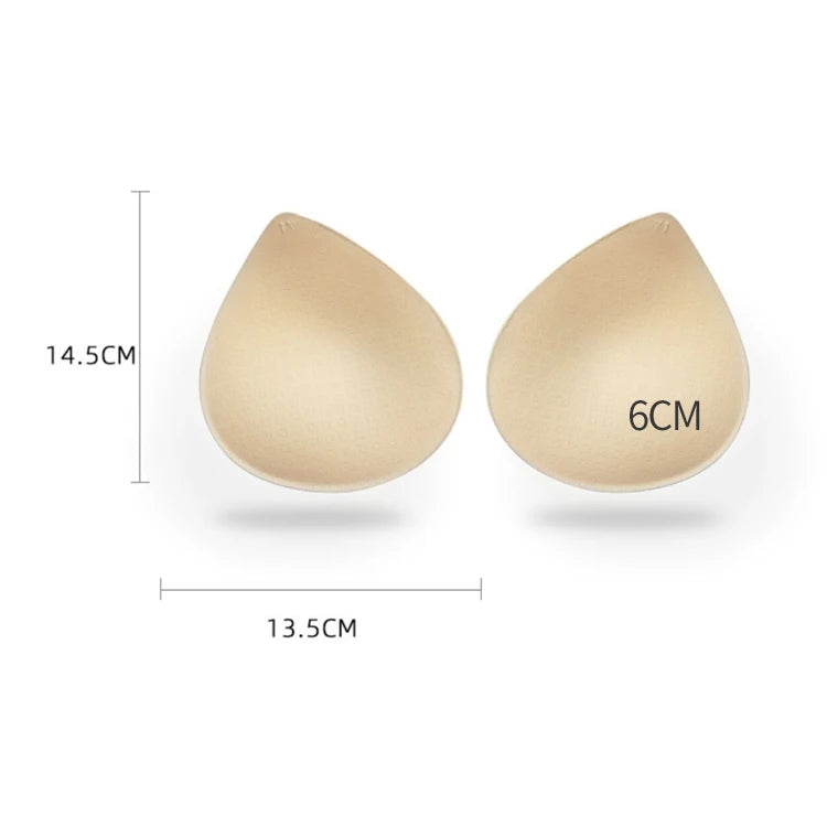 Women Sexy Breast Insert Push Up Bra Enhancer Swimsuit Bikini Pad Removeable Foam Chest Accessories Swimsuit Thickness 4/5/6cm