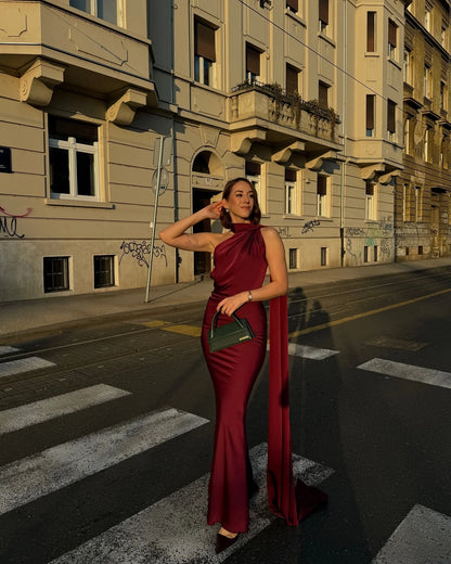 Sexy Ribbon Sleeveless Long Dress Women Elegant Slim Stain Backless Lace Up Party Dresses 2026 Fashion Solid Holiday Robe Lady