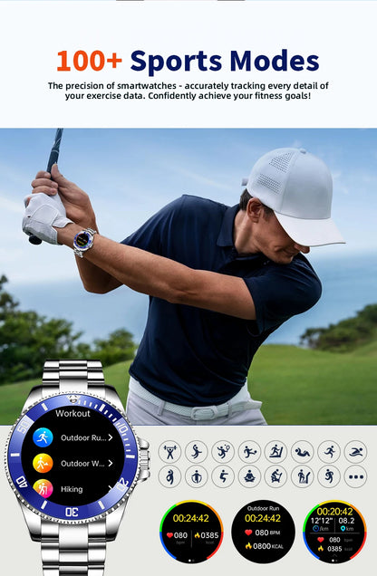 New 2026 Style Luxury Smart Watch Dials Answer Call For Men Waterproof Sport Digital Business Smart Watches For Gift Smart Band