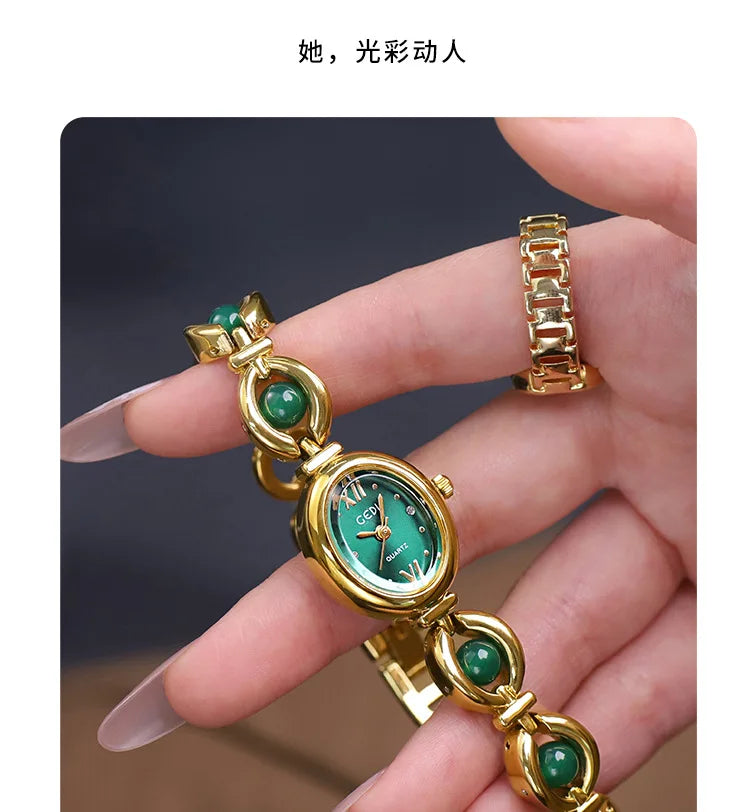 Gold Women Bracelet Watches For Ladies Wrist Watches Top Brand Luxury Elegant Women Dress High Quality Watches Quartz Minimalist