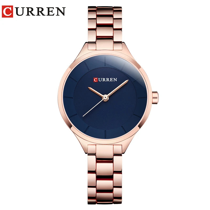TOP Luxury Rose Gold Women's Watch Stainless Steel Ladies Wrist Watches Relogio Feminino Fashion Female Hour Reloj Mujer