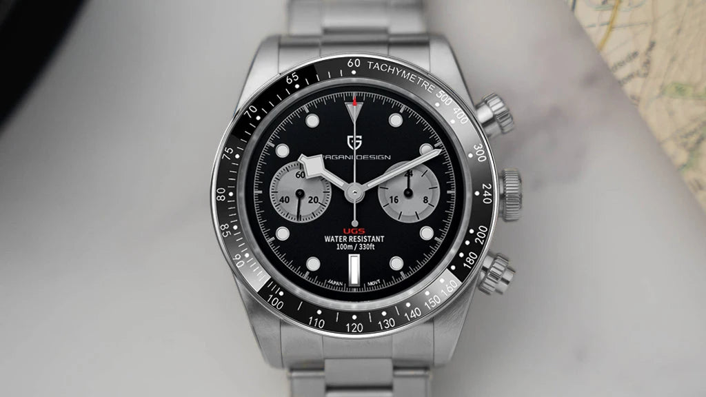 Pagani design Panda retro men's watches 2026 new top business quartz watch men's VK64 chronograph AR Sapphire sports clock reloj