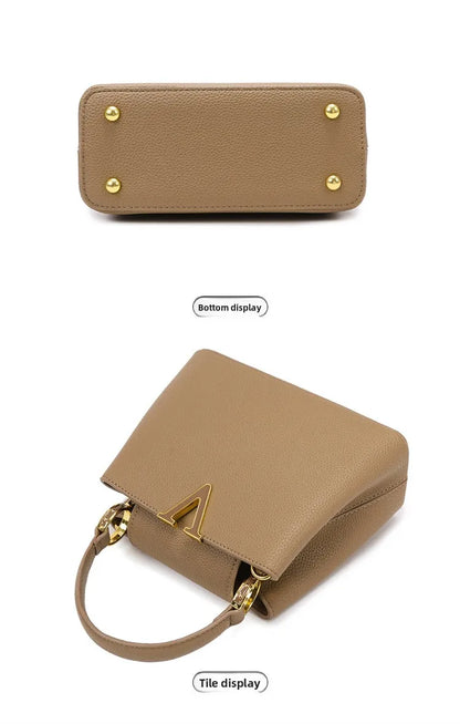 Women's handbag, new fashion versatile bucket bag, high-end bag, large-capacity commuter crossbody bag for women