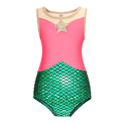 Princess Swimsuit Mermaid Mirabel Isabella Swimsuit Set Girl Summer Beachwear Pool Party Kids Anna Elsa Rapunzel Swimwear Suit