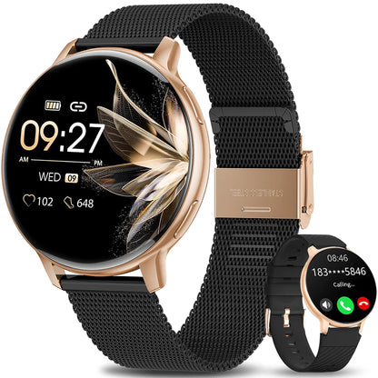 FOXBOX Smart watch Health Monitoring Sport Fitness Tracker Bluetooth Call Waterproof Men Women Luxury Smartwatch For IOS Android