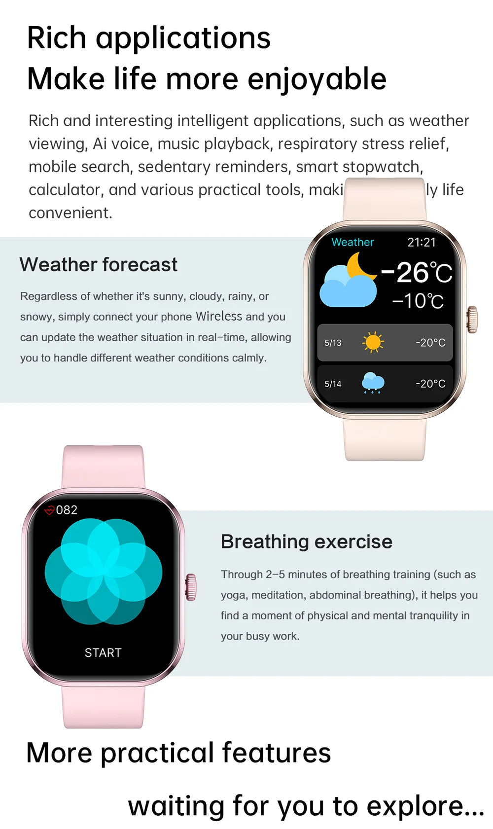 LIGE Fashion Smart Watches Women Bluetooth Call Women‘s Health Monitor Heart Rate Blood Pressure Fitness Digital Smartwatch Men