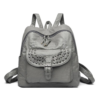 Women High quality leather Backpacks Vintage Female Shoulder Bag Sac a Dos Travel Ladies Bagpack Mochilas School Bags For Girls