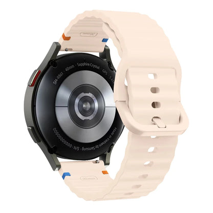 22mm Watch Strap For Xiaomi Watch 2 Pro S4 sport S3 S2 S1 Active/Mi Watch color 2 Smartwatch Watches Band Silicone Wave Bracelet