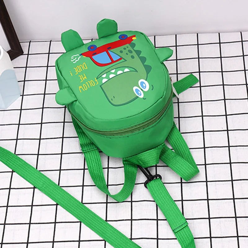 1 PCS Kids Cartoon Mini Dinosaur Backpack Anti Lost Bag Kindergarten School Bag Backpack