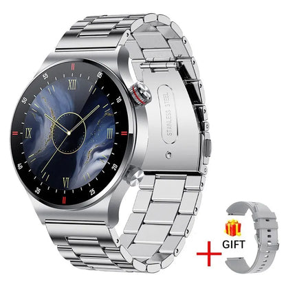 LIGE ECG+PPG Bluetooth Call Smart Watch Men 2023 Sports Bracelet NFC Waterproof Custom Watch Face Men SmartWatch For IOS Android