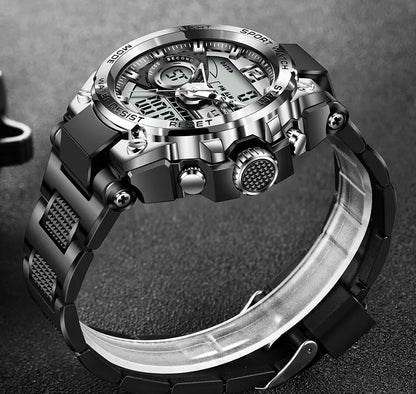 Men Military Watch Digital 50m Waterproof Wristwatch LED Quartz Clock Sport Watch Male Big Watches Men Relogio Masculino