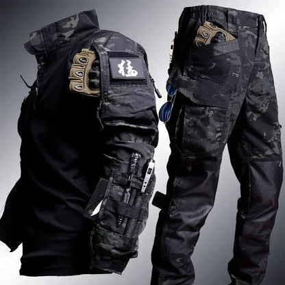 Tactical Suit Men Airsoft Hunting Clothes Paintball Military Uniform Assault Hiking Shirts Special Forces Sets Outdoor Pants