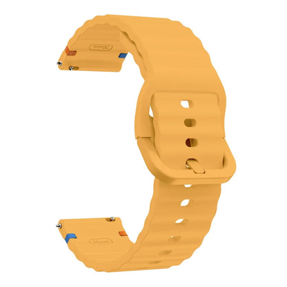 22mm Watch Strap For Xiaomi Watch 2 Pro S4 sport S3 S2 S1 Active/Mi Watch color 2 Smartwatch Watches Band Silicone Wave Bracelet