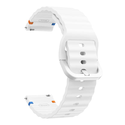 22mm Watch Strap For Xiaomi Watch 2 Pro S4 sport S3 S2 S1 Active/Mi Watch color 2 Smartwatch Watches Band Silicone Wave Bracelet