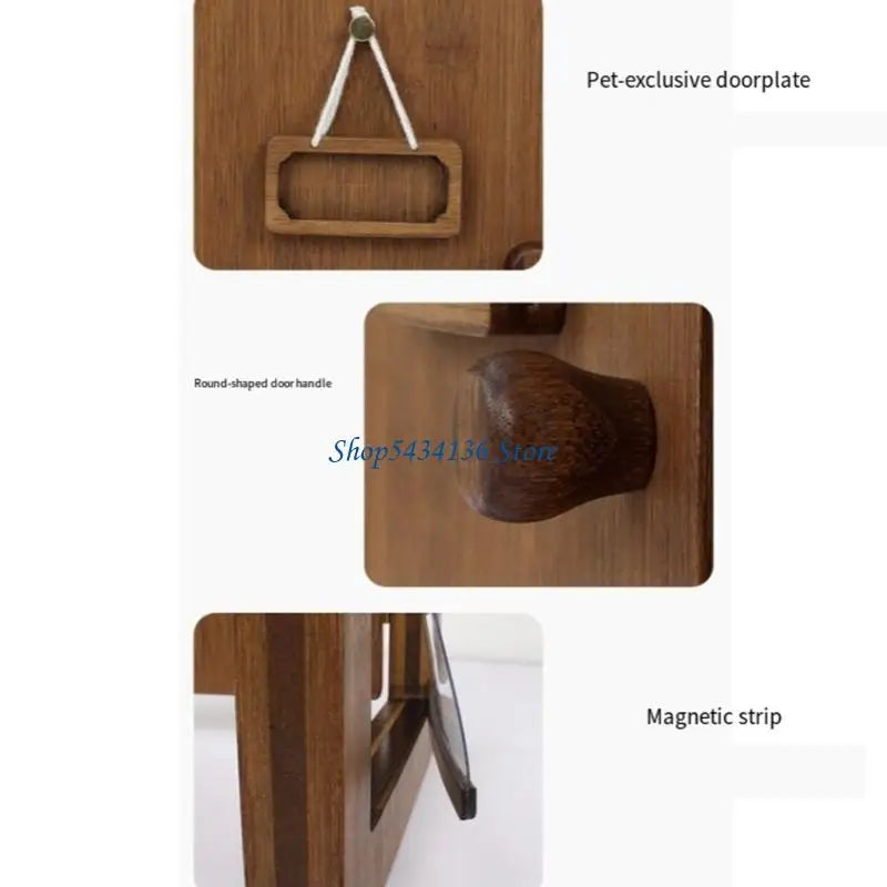 Pet Access Door for Apartment Villas and Commercial Use Providing Convenient Outdoor Exploration for Small Dog Cats