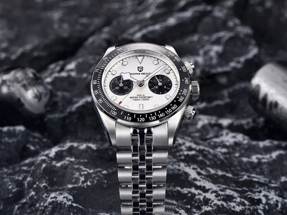 Pagani design Panda retro men's watches 2026 new top business quartz watch men's VK64 chronograph AR Sapphire sports clock reloj