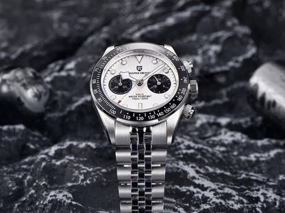 Pagani design Panda retro men's watches 2026 new top business quartz watch men's VK64 chronograph AR Sapphire sports clock reloj