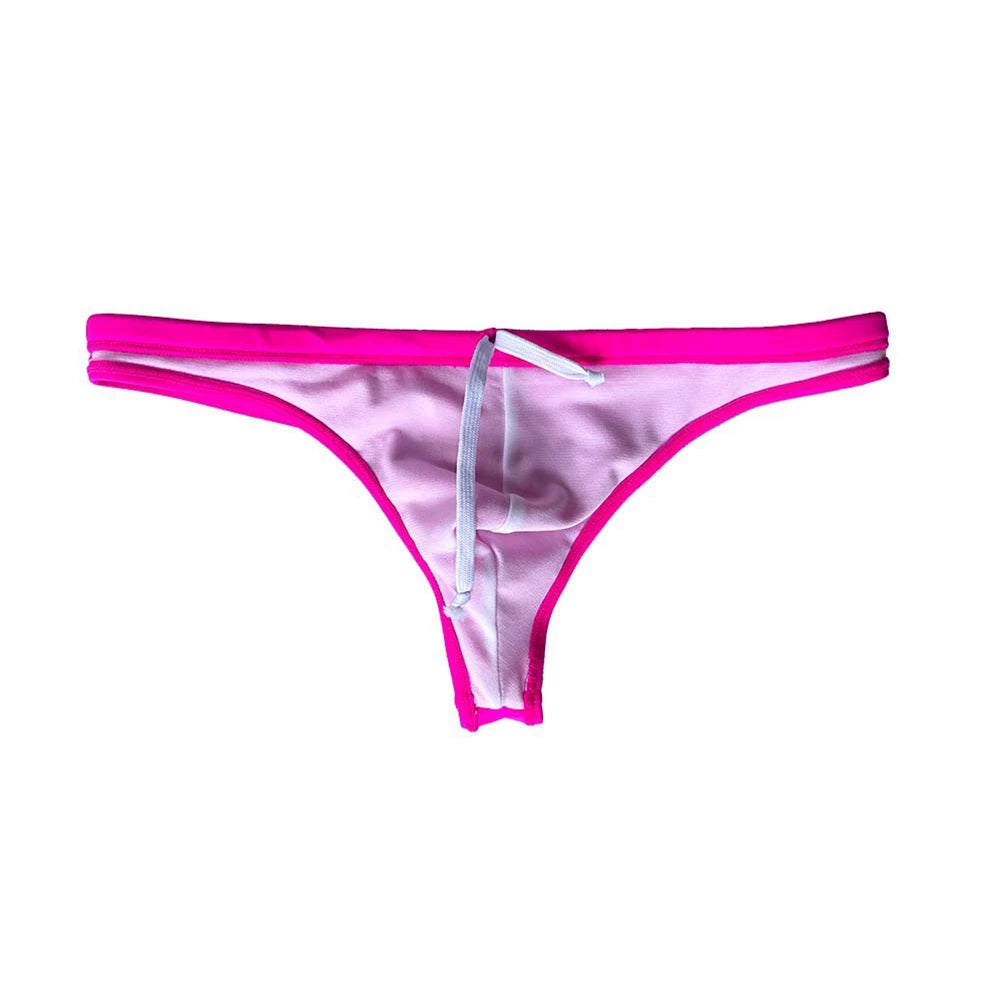 Men's Low Waist Swim G-strings Thongs Beach Shorts Swimsuit Bikinis Bathing Suit Swimwear Man Briefs Underwear