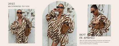 Clacive Fashion Loose Print Women Dress 2025 Sexy Deep V-Neck Short Sleeve Mini Dresses Elegant Classic High Waist Female Dress