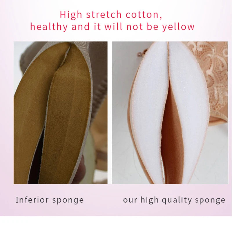 1pair Sponge Inserts In Bra Padded for Swimsuit Breast Push Up Fill Brassiere Breast Patch Pads Women Intimates Accessories