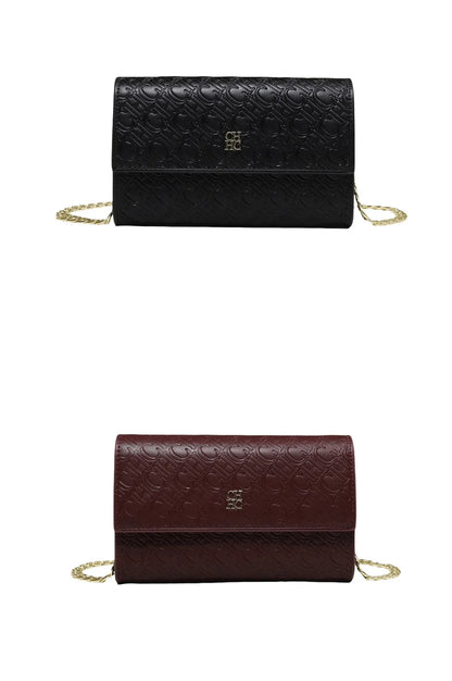 CH Fashion Women's Shoulder Bag with Letter Printing Design 2025 Festival Essential Versatile Women's Chain Bag