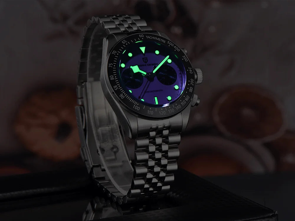 Pagani design Panda retro men's watches 2026 new top business quartz watch men's VK64 chronograph AR Sapphire sports clock reloj