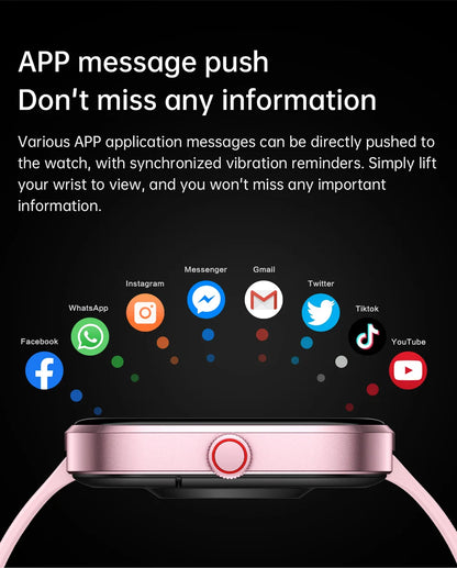 LIGE Fashion Smart Watches Women Bluetooth Call Women‘s Health Monitor Heart Rate Blood Pressure Fitness Digital Smartwatch Men