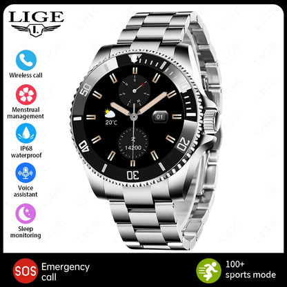 New 2026 Style Luxury Smart Watch Dials Answer Call For Men Waterproof Sport Digital Business Smart Watches For Gift Smart Band