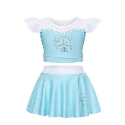 Princess Swimsuit Mermaid Mirabel Isabella Swimsuit Set Girl Summer Beachwear Pool Party Kids Anna Elsa Rapunzel Swimwear Suit