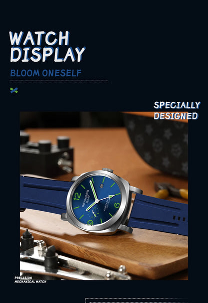 SEAKOSS GMT Diving Automatic Mechanical Watches Men 1963 ST2557 Seagull Movement 316L Super Luminous Calendar 10Bar Wristwatches