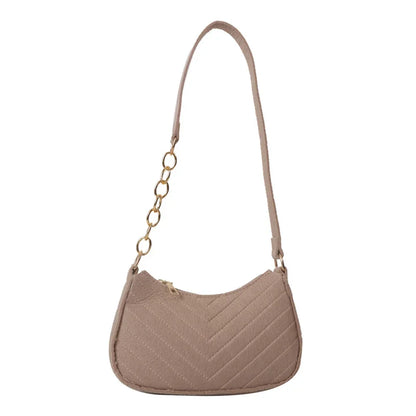 Women's Mini Felt Shoulder Bag - Ergonomic Underarm Saddlebag Purse Shoulder Pouch Simple Light Weigh Underarm Bag