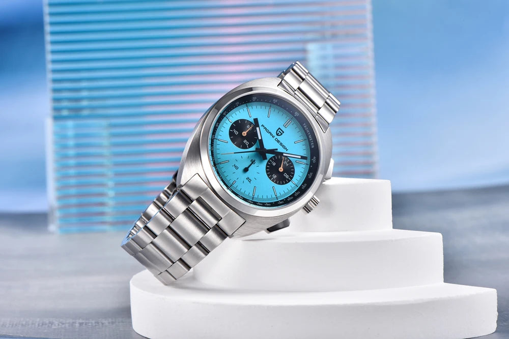 PAGANI DESIGN Men's Watches Luxury Quartz Wrist Watch For Men AR Sapphire Speed Chronograph Retro Dial Clock Reloj Hombre 2026