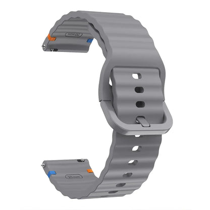 22mm Watch Strap For Xiaomi Watch 2 Pro S4 sport S3 S2 S1 Active/Mi Watch color 2 Smartwatch Watches Band Silicone Wave Bracelet