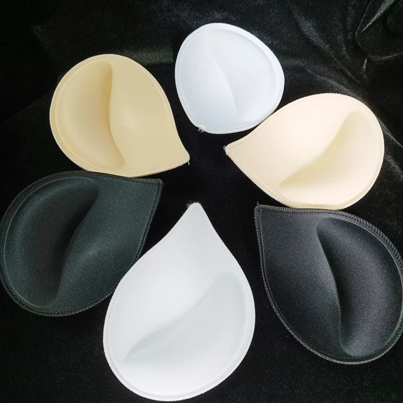 Women Sexy Breast Insert Push Up Bra Enhancer Swimsuit Bikini Pad Removeable Foam Chest Accessories Swimsuit Thickness 4/5/6cm