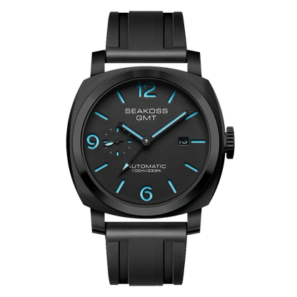 SEAKOSS GMT Diving Automatic Mechanical Watches Men 1963 ST2557 Seagull Movement 316L Super Luminous Calendar 10Bar Wristwatches
