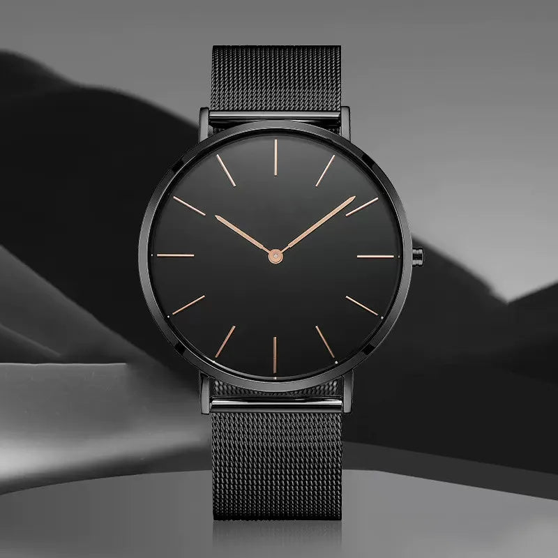 Top Brand Women's Watches Luxury Metal Mesh Simple Quartz Watches Fashion Elegant Rose Gold Ladies Wristwatch Clock Reloj Mujer