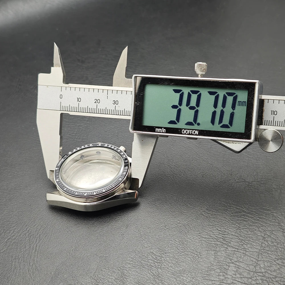 39.7mm Case Watches Metal Case Fits VK63 Movement Accessories Sapphire Glass Equipped With Bezel And Strap VK63 Dial