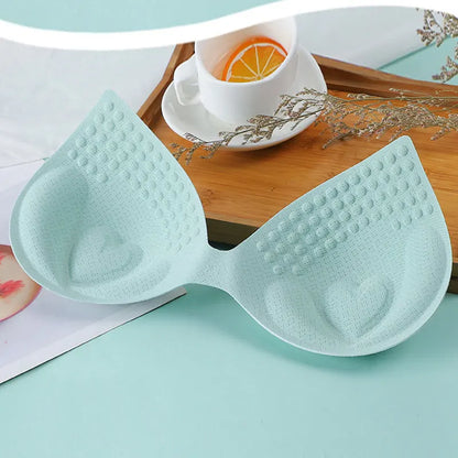 2026 New 1Pair Women Summer Swimsuit Padding Inserts Sponge Foam Bra Pads Chest Cup Breast Bra Bikini Insert Chest Pad