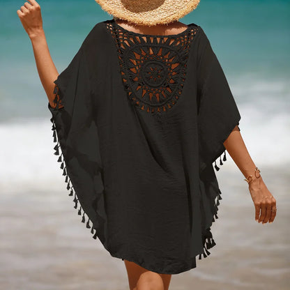 CROCHET BIKINI-Women's Sexy Swimsuit Cover Up Dress Summer Bathing Suit Beachwear Shirt Cover-ups for Women