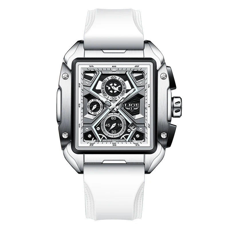 LIGE New Business Luxury Watches Men Top Quality Fashion Quartz Wristwatches Male 30M Waterproof Casual Mens Watch Gifts Reloj