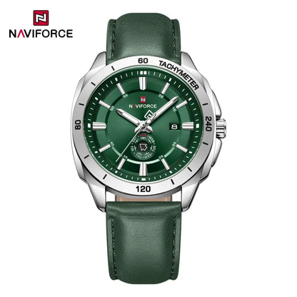 NAVIFORCE 2026 New Men's Watches Leather Quartz Watch Man Casual Sports Day Date Office Normal Male Gift Wristwatch Reloj Hombre