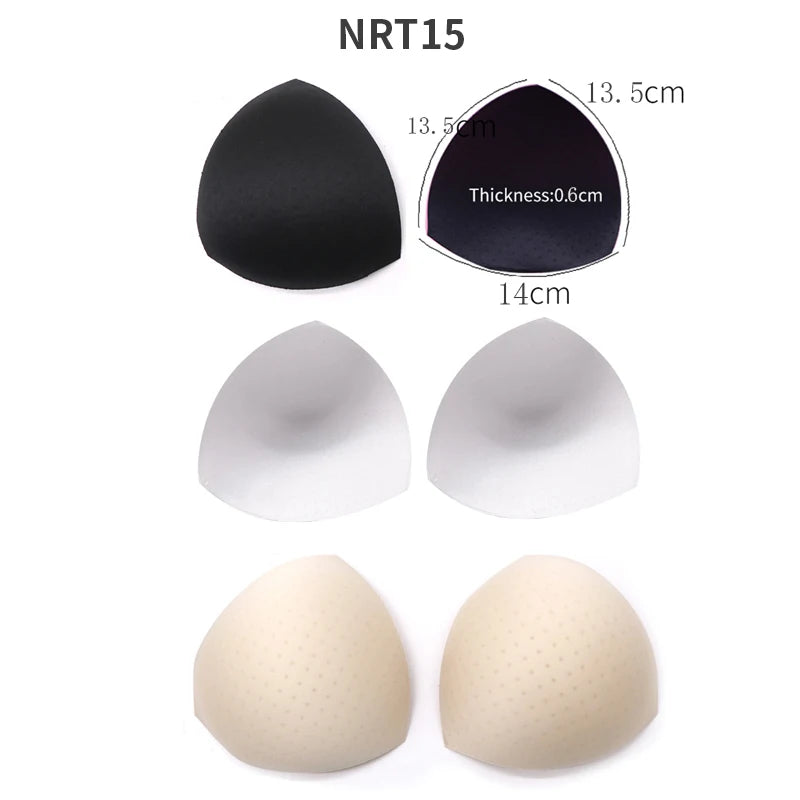 Women Sexy Breast Insert Push Up Bra Enhancer Swimsuit Bikini Pad Removeable Foam Chest Accessories Swimsuit Thickness 4/5/6cm
