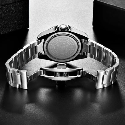 LIGE Top Luxury Watches For Men Fashion 30M Waterproof Luminous Date Quartz Wristwatches Casual Business Mens Watch Roloj Hombre