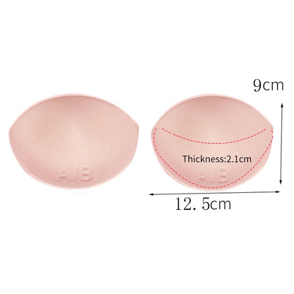 Women Sexy Breast Insert Push Up Bra Enhancer Swimsuit Bikini Pad Removeable Foam Chest Accessories Swimsuit Thickness 4/5/6cm