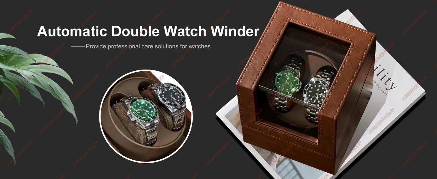 Watch Winder for Automatic Watches,Automatic Watch Winder Box with Quiet Japanese Mabuchi Motor