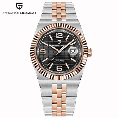 PAGANI DESIGN Watches Luxury Retro Mechanical Watches For Men Sapphire Glass New Waterproof Luminous Stainless Steel Men's Watch