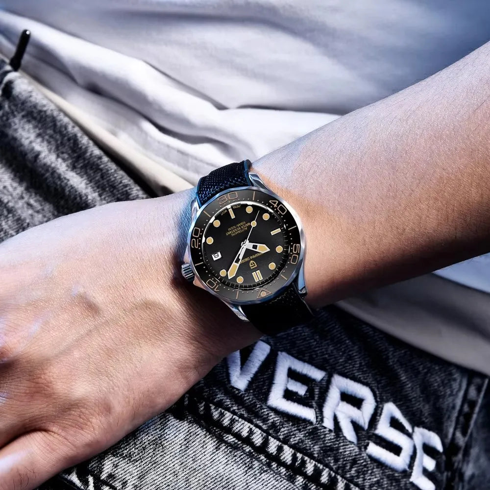 2026 New PAGANI DESIGN 007 Men's Watches Gold Luxury Mechanical Wristwatches Automatic Watch Men AR Sapphire Waterproof Luminous