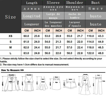 HH Women Fashion Cropped Faux Fur Jacket Coat Long Sleeve Front Snap-button Female Outerwear Chic Lapel Collar Thick Coat