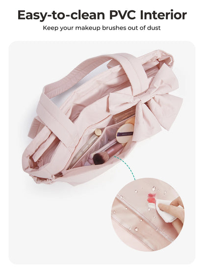 BAGSMART Versatile Travel Tote Bag Women Commuting Bag Multiple Pockets Messenger Handbag College School Shoulder Bag