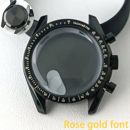 39.7mm MoonSwatch Chronograph Watches Stainless Steel Case Fit VK63 Movement Accessories Sapphire Glass Watch 20mm Strap Moon